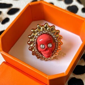 Juicy Couture Adjustable Skull Ring